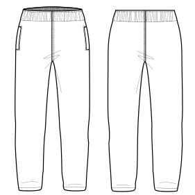 Moldes de confeccion para DAMA Pantalones Pantalon 681